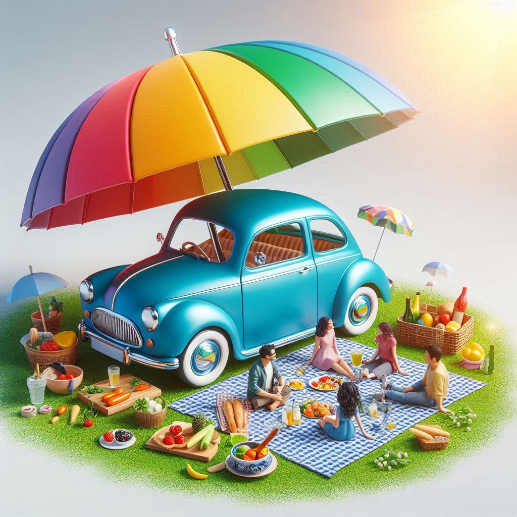 مظلة سيارات